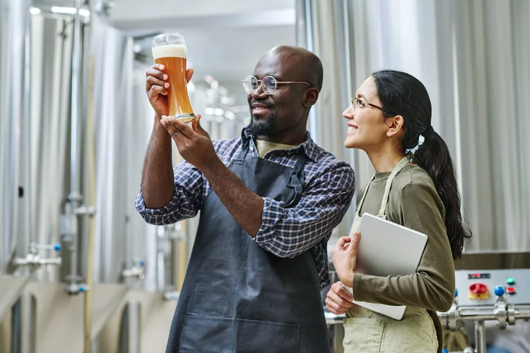 Craft beer tasting
